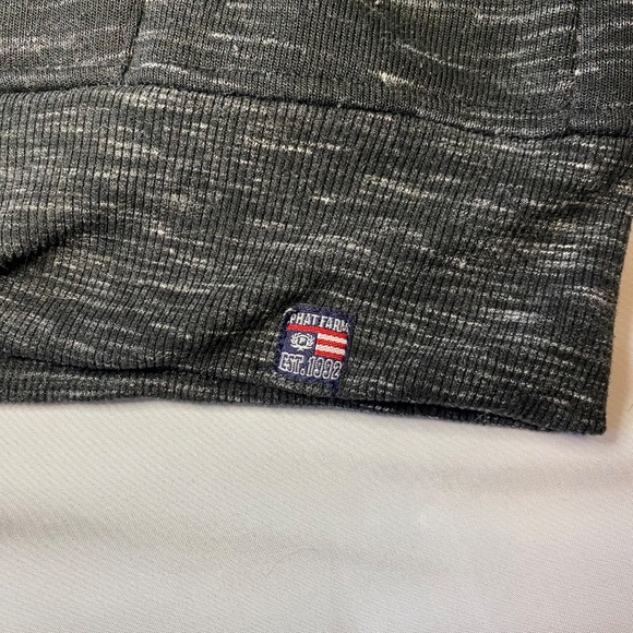 Vintage Y2K Phat‎ Farm Black Gray Full Zip Hoodie Jacket - Picture 6 of 8